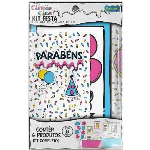 KIT FESTA CARTOON CAKE