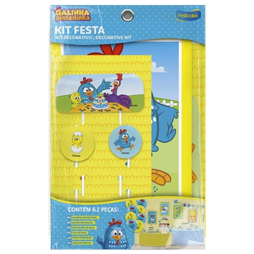 KIT FESTA GALINHA PINTADINHA NEW