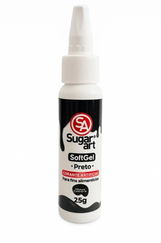 SOFT GEL PRETO 25G SG12