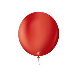 BALAO 9 LISO RED C/50 VERMELHO QUENTE