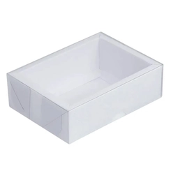 Caixa transparente retangular 10x6x3.5 - 10un
