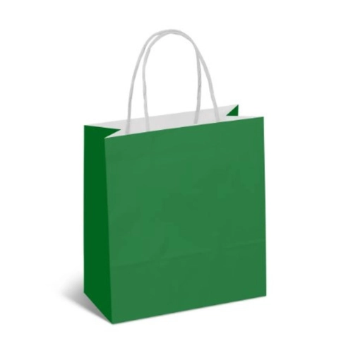 SACOLA PAPEL P 15X11 CM - VERDE C/10