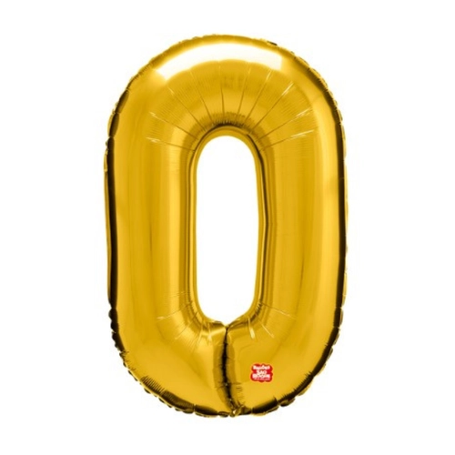BALÃO METALIZADO N.0 DOURADO 80CM