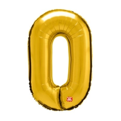 BALÃO METALIZADO N.0 DOURADO 80CM