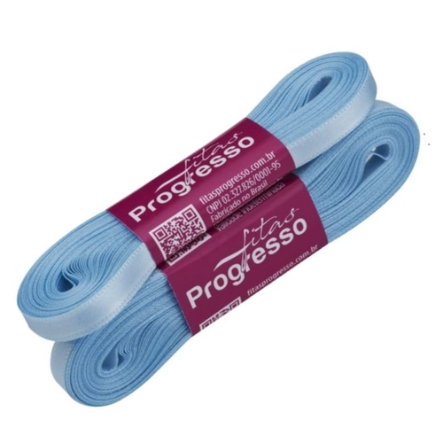 FITA 7MM LISO AZUL BEBE - 10M