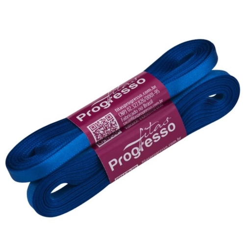 FITA 10MM LISO AZUL ROYAL - 10M