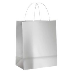 SACOLA LAM P PRATA METALIZADA BRILHO P 21,5x15 1UN