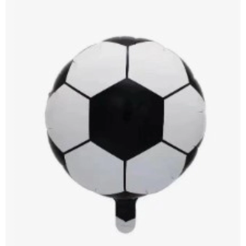 BALÃO METALIZADO BOLA FUTEBOL - 45CM / 18POL
