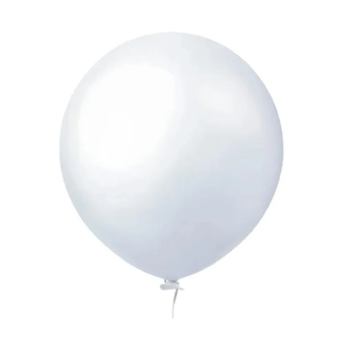 BALAO 16 LISO REDONDO BRANCO POLAR - 10UN