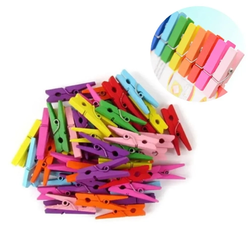 MINI PRENDEDOR MIX CORES 3,5 CM C/10