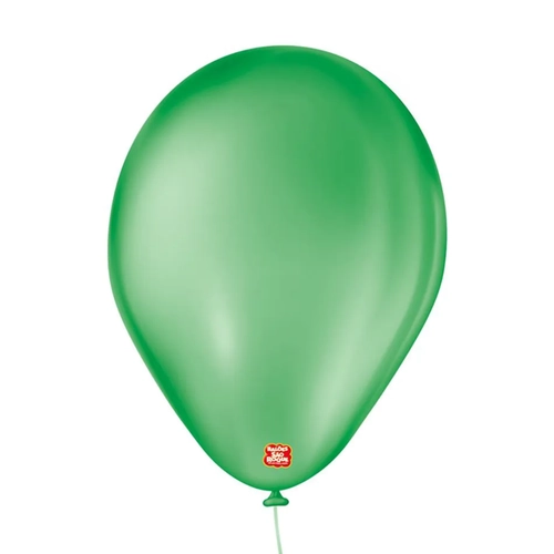 BALAO 7 LISO REDONDO VERDE BANDEIRA - 50UN