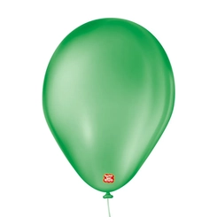 BALAO 7 LISO REDONDO VERDE BANDEIRA - 50UN