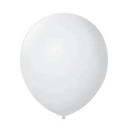 BALAO 7 LISO REDONDO BRANCO POLAR - 50UN