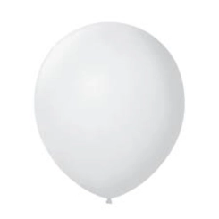 BALAO 7 LISO REDONDO BRANCO POLAR - 50UN