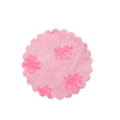 CROMUS FUNDO RENDA FRANCESA 7CM ROSA