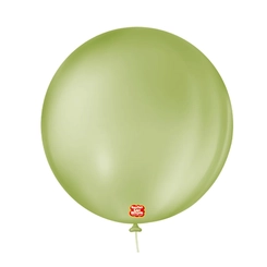 BALAO 9 LISO REDONDO VERDE EUCALIPTO - 50UN