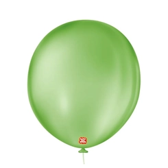BALAO 16 LISO REDONDO VERDE MAÇA - 10UN