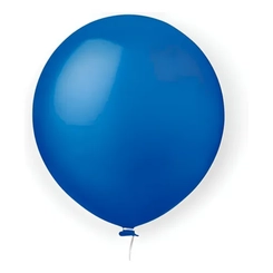 BALAO 16 LISO REDONDO AZUL COBALTO - 10UN