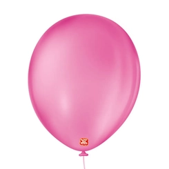 BALAO 11 LISO REDONDO ROSA SHOCK - 50UN