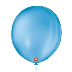 BALAO 16 LISO REDONDO AZUL TURQUESA - 10UN