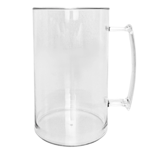 CANECA 500 ML TRANSPARENTE ACRILICA